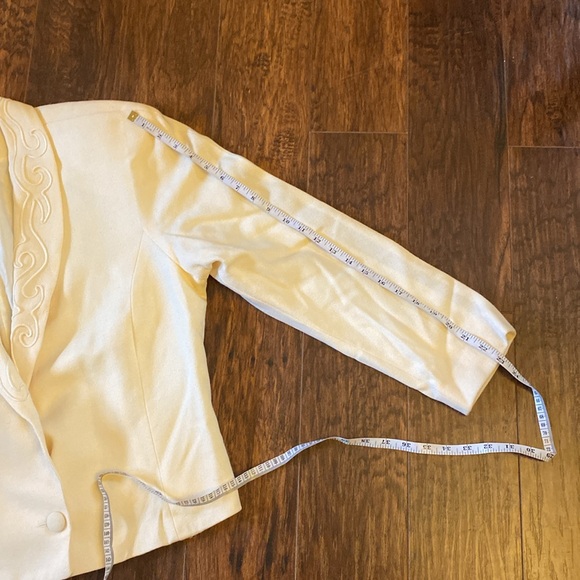 Vintage Talbots USA Wool One Button Career Blazer Jacket - Picture 6 of 8